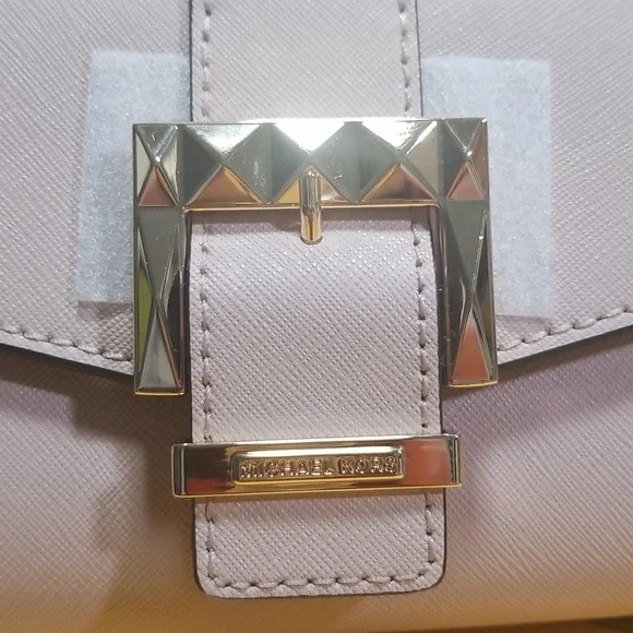 Michael Kors Penelope MD Clutch In Soft Pink NWT - Picture 2 of 11